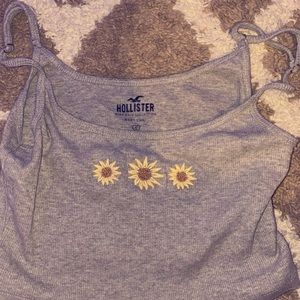 size xs hollister cropped tank never worn